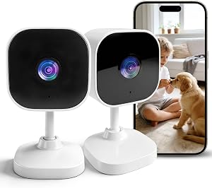 2K Cameras for Home Security Dual-Band 5G/2.4GHz WiFi Indoor Camera Baby Monitor & Pet