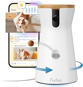 Furbo 360° Dog Camera [Subscription Required] Unlock w/Paid Plan: Home Security & Dog 
